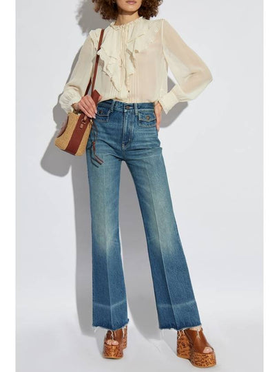 Chloé Jeans With Vintage Effect, Women's, Blue - CHLOE - BALAAN 2