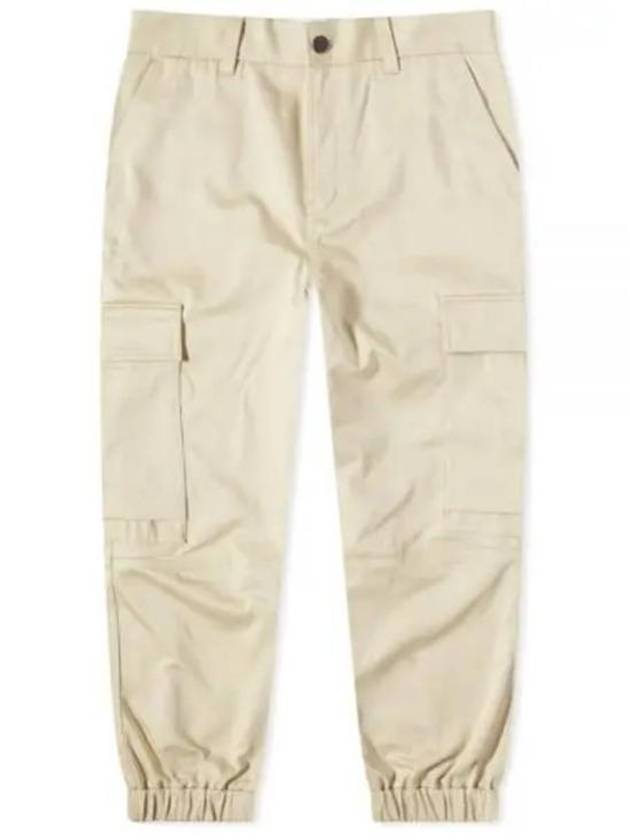 Banded Ankle Cargo Pants Beige - AMI - BALAAN 2