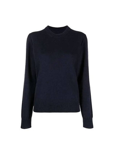 Eco Cashmere Knit Top Navy - MAISON MARGIELA - BALAAN 1