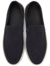 Fear of God Suede Leather Round Slip Edge Louversole Loafers Navy - FEAR OF GOD - BALAAN 5