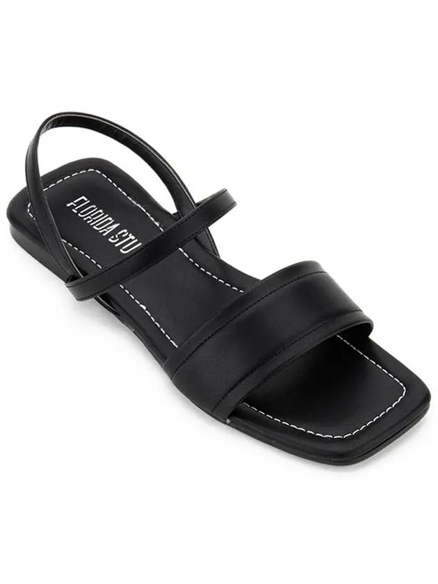 FL1732 Sorel open toe sandals midnight black - FLORIDA STUDIO - BALAAN 3