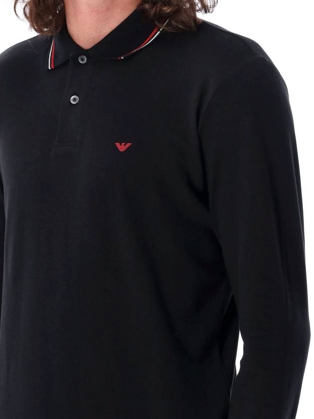 Emporio Armani Long Sleeves Polo Shirt - EMPORIO ARMANI - BALAAN 3