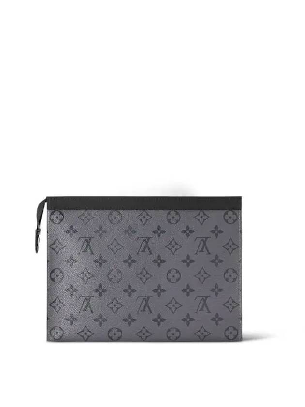 Monogram Eclipse Reverse Pochette Voyage MM Pouch Bag Grey - LOUIS VUITTON - BALAAN 2