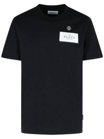 Philipp Plein Black Cotton T-Shirt - PHILIPP PLEIN - BALAAN 1