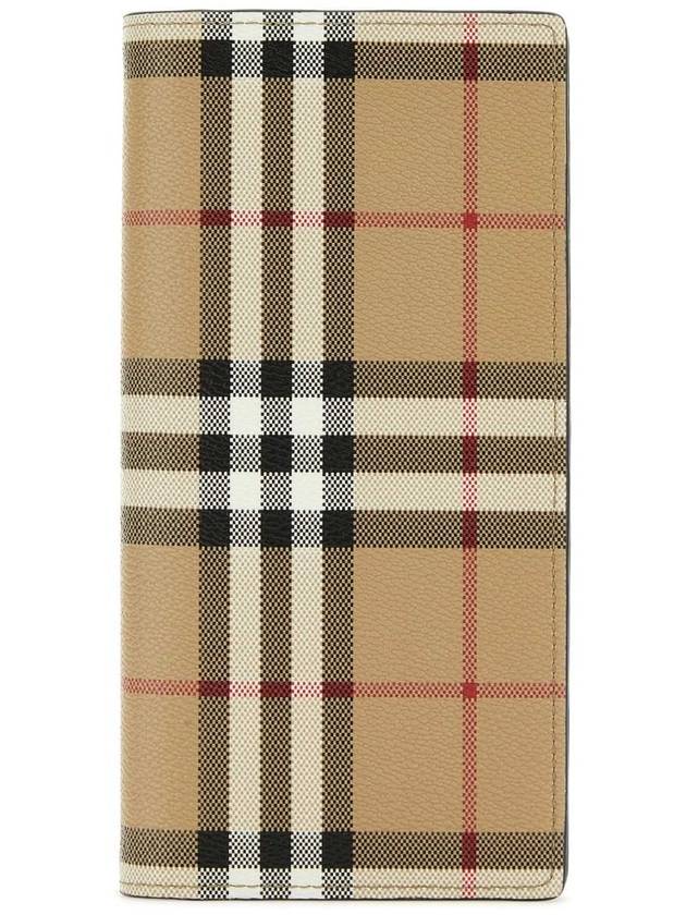 Vintage Check Canvas Long Wallet Beige - BURBERRY - BALAAN 2