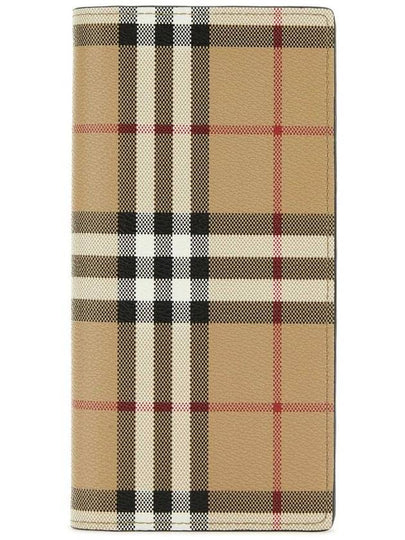 Vintage Check Canvas Long Wallet Beige - BURBERRY - BALAAN 2