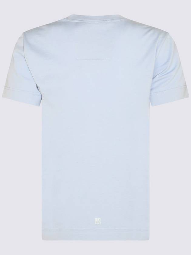 23 fw Light Blue Cotton 4G T-Shirt BW70AS3YEL452 B0480435781 - GIVENCHY - BALAAN 3