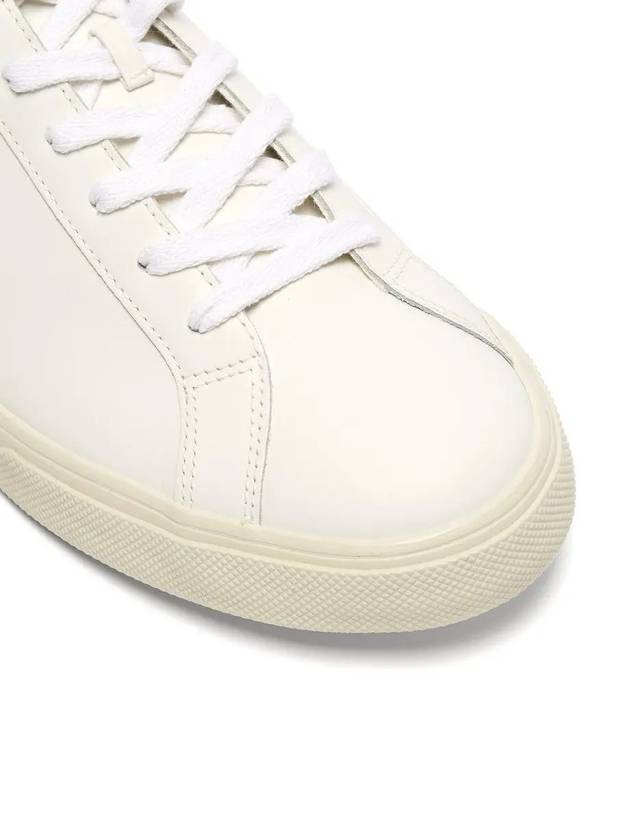 Esplar low top round toe rubber sole leather sneakers - VEJA - BALAAN 4