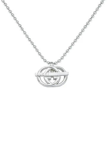 YBB216435001 216435 J8400 Double G Silver Necklace - GUCCI - BALAAN 1