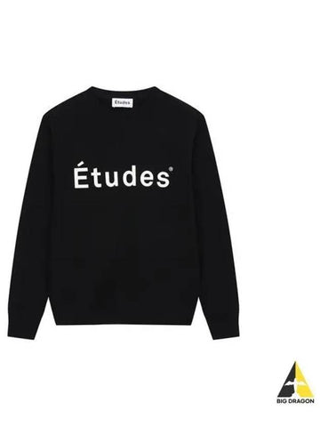 Etudes STORY Sweatshirt Black - ETUDES - BALAAN 1