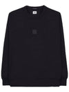 Logo Patch Cotton Sweatshirt Black - CP COMPANY - BALAAN 10