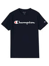 GT23H Y06794 031 Classic Script Graphic Big Logo Short Sleeve T-Shirt - CHAMPION - BALAAN 5