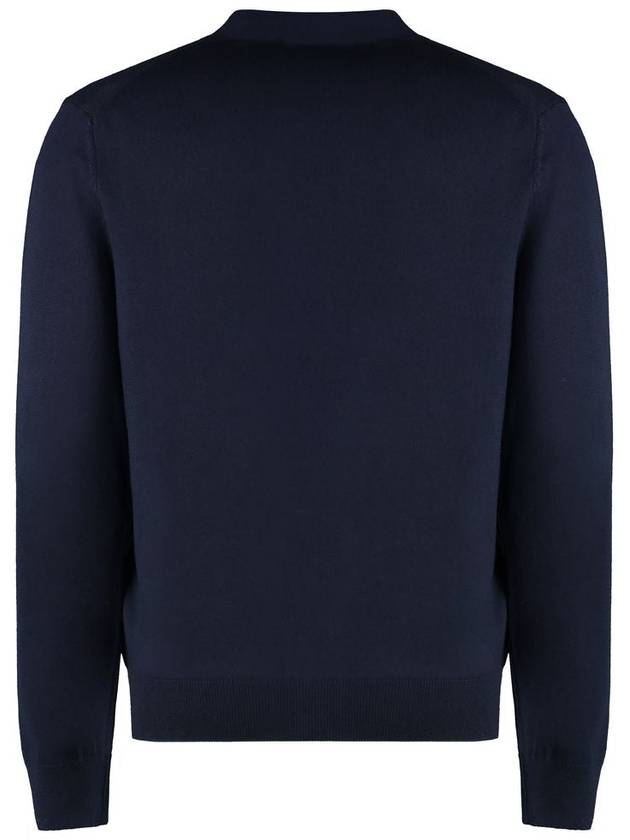 Bold Fox Head Patch Regular Cardigan Navy - MAISON KITSUNE - BALAAN 3