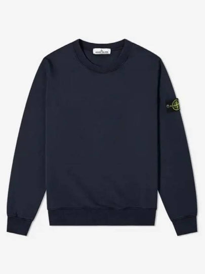 Wappen Patch Crew Neck Sweatshirt Navy - STONE ISLAND - BALAAN 2