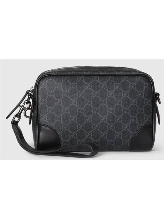 GG Emblem Small Cross Bag Black - GUCCI - BALAAN 5