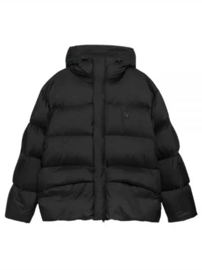 The Mwave Patch Nylon Down Jacket Black - MSGM - BALAAN 2