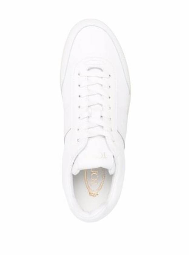 Men's Tabs Leather Low Top Sneakers White - TOD'S - BALAAN 5