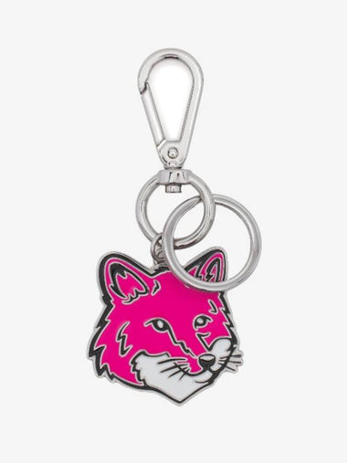 bold fox head metal keyring pink - MAISON KITSUNE - BALAAN 1