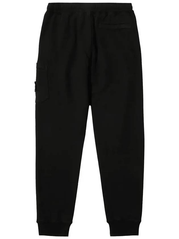 Men's Wappen Patch Training Jogger Pants Black - STONE ISLAND - BALAAN 4