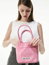 SHOPPER SUEDE PINK MINI - DER KOFFER - BALAAN 3