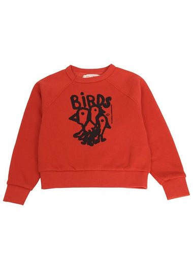 Kids brushed sweatshirt F24023 185 FT - THE ANIMALS OBSERVATORY - BALAAN 1