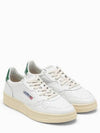 Medalist Green Tab Leather Low Top Sneakers White - AUTRY - BALAAN 3