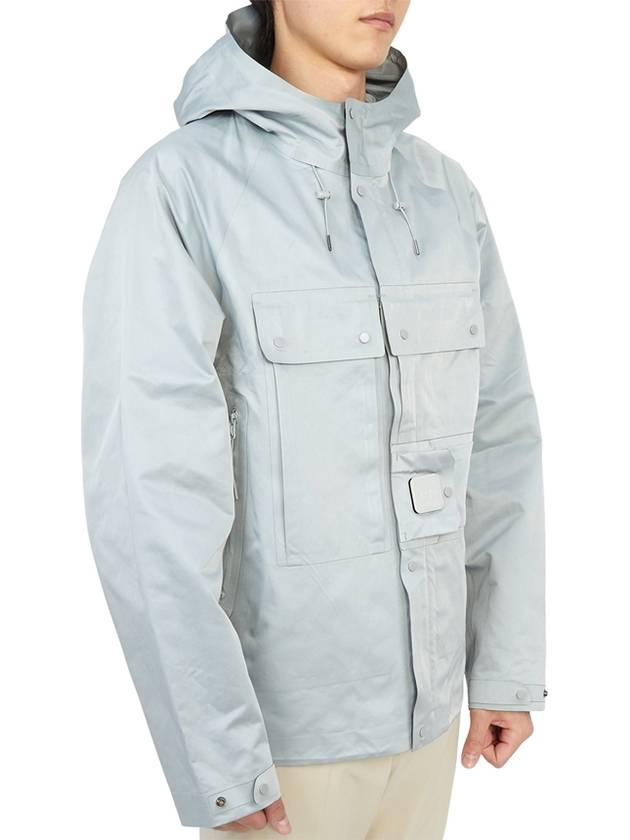 Metropolis AAC Hoodie Jacket Total Eclipse Light Blue - CP COMPANY - BALAAN 5