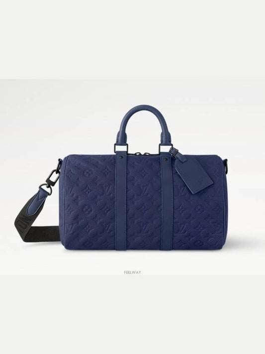 Keepall Bandouliere 35 Tote Bag Navy - LOUIS VUITTON - BALAAN 2