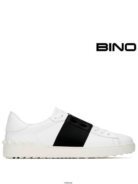 Hidden Open Band Low Top Sneakers White - VALENTINO - BALAAN 2