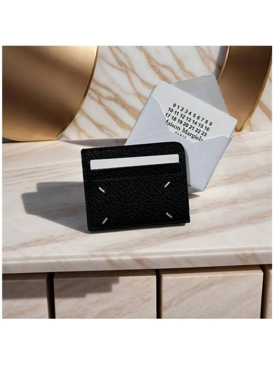 Stitch Card Wallet Black - MAISON MARGIELA - BALAAN 2