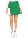 Golf Allure Asymmetry MLW 3A AE05 GREEN Women s Mini Skirt - MARK & LONA - BALAAN 1