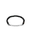 Logo Beads Bracelet Black - ALEXANDER MCQUEEN - BALAAN 2