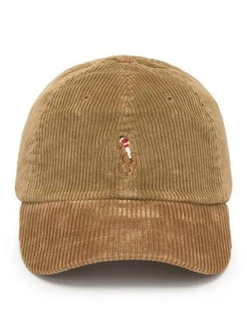 Corduroy ball cap beige khaki - POLO RALPH LAUREN - BALAAN 1