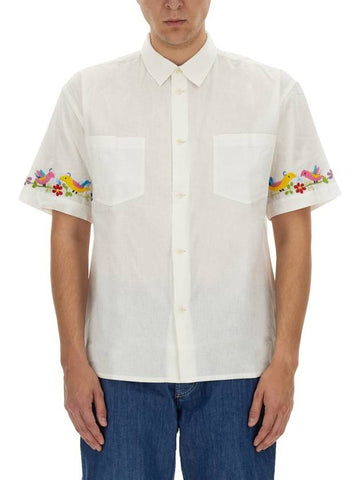 SHIRT WITH EMBROIDERY - YMC - BALAAN 1