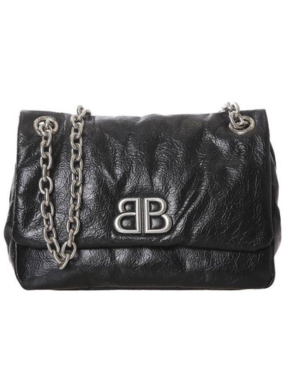 Monaco Mini Shoulder Bag Black - BALENCIAGA - BALAAN 2