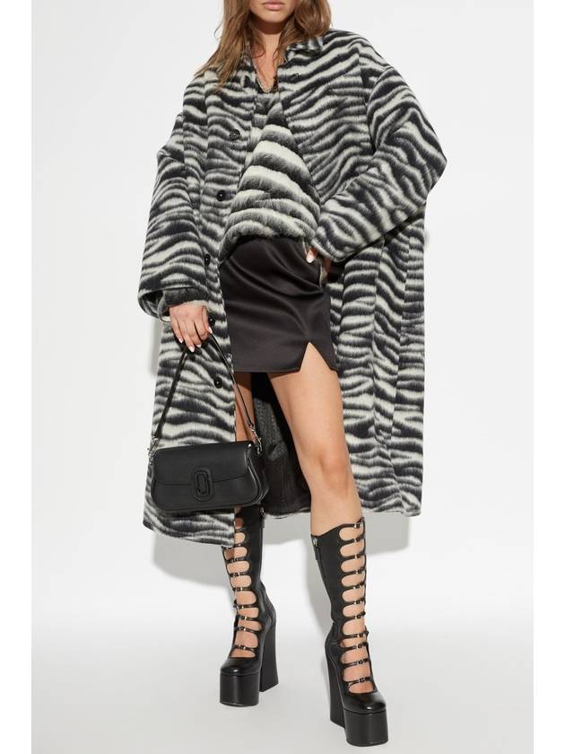 Marc Jacobs Coat With Animal Print, Women's, Grey - MARC JACOBS - BALAAN 2