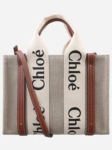 CHC22AS397I26 90U Woody Bag Small Strap Brown 1029410 - CHLOE - BALAAN 1