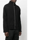 Wappen Shadow Project Zip-Up Jacket Black - STONE ISLAND - BALAAN 4