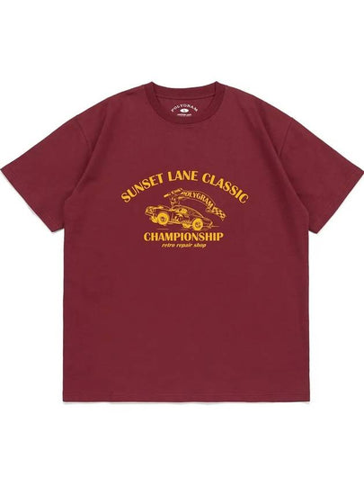 CHAMPION BUNNY T SHIRTS BURGUNDY - POLYGRAM - BALAAN 2