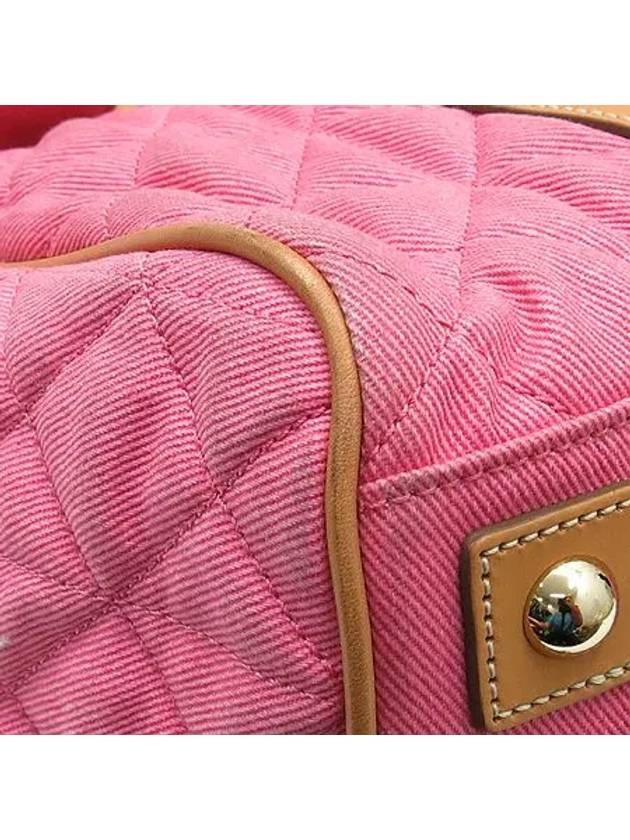 Philip Lim MULBERRY HP8523 242 Bayswater pink denim quilted leather blend gold logo tote bag - 3.1 PHILLIP LIM - BALAAN 6