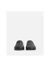 Intrecciato Leather Loafers Black - BOTTEGA VENETA - BALAAN 3