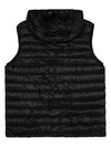 Men's Goggle Lens Hooded Quilted Padded Vest Black - CP COMPANY - BALAAN 3