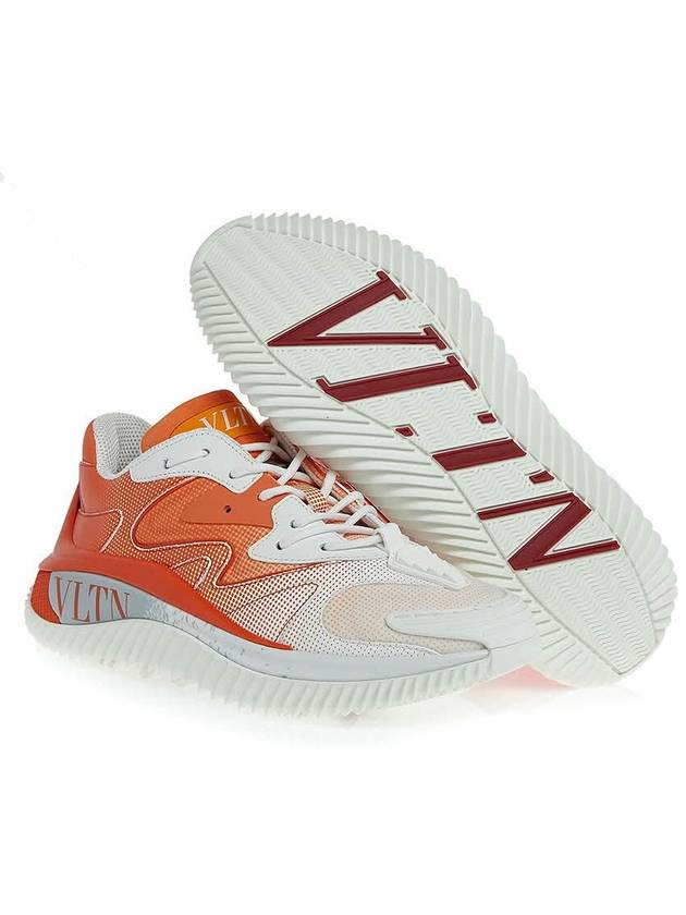 Wade Runner Low-Top Sneakers White Orange - VALENTINO - BALAAN 6