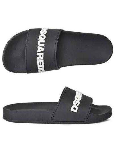 rubber logo women’s slippers FFW0017 17205013 2124 - DSQUARED2 - BALAAN 2