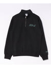 Quarter Zip Sweatshirt Black - NIKE - BALAAN 1