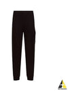 Diagonal Raised Fleece Cargo Track Pants Black - CP COMPANY - BALAAN 2