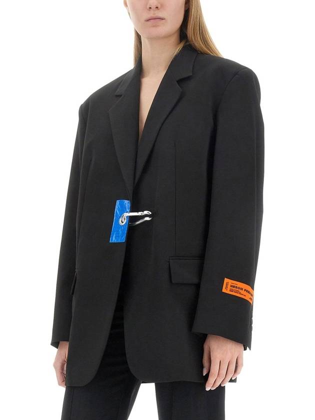 Heron Preston Jacket With Carabiner - HERON PRESTON - BALAAN 4