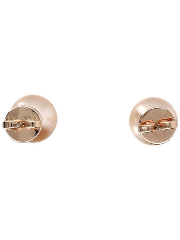 Crystal Pearl Stud Earring Rose - TORY BURCH - BALAAN 3