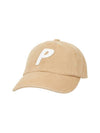 Washed Twill P 6Panel Khaki - PALACE - BALAAN 1