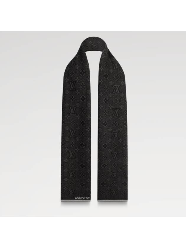 My Monogram Eclipse Scarf Black - LOUIS VUITTON - BALAAN 3